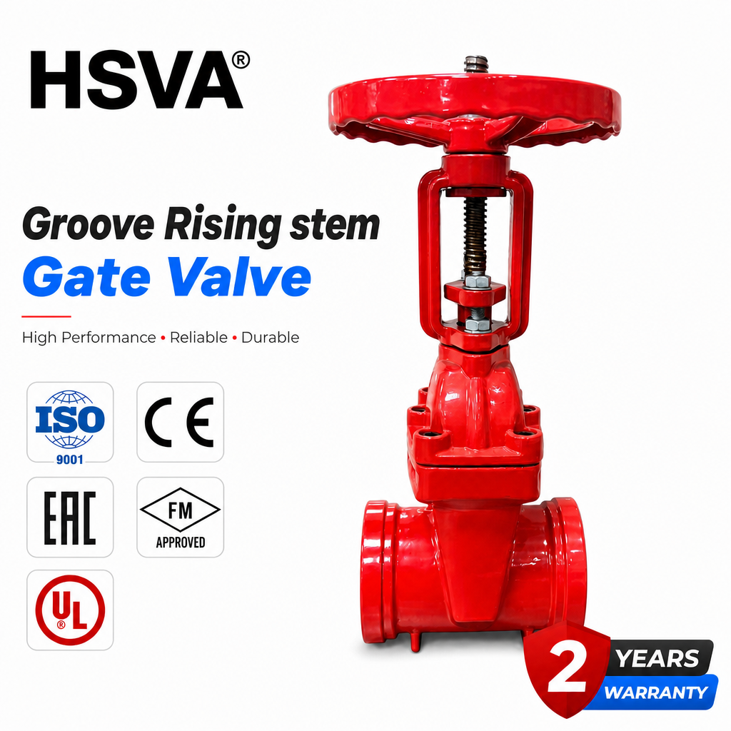 HSVA Ductile Iron Rising Stem Flanged Gate Valve